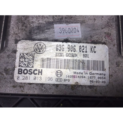 Volkswagen Touran 1.9 Motor Beyni 0281013196 03G906021KC