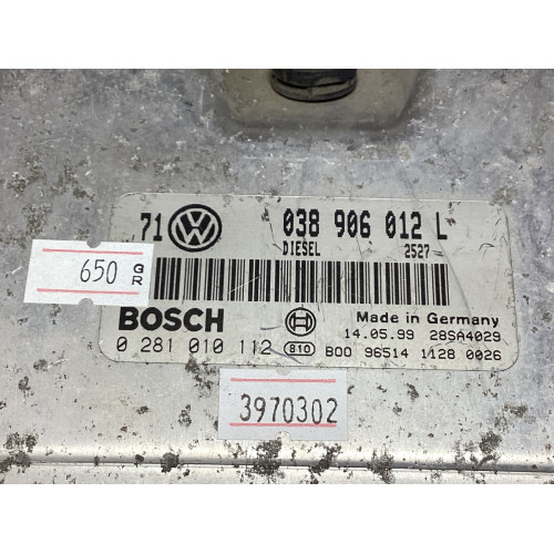 Volkswagen Golf Polo Bora 1.9 Motor Beyni 0281010112 038906012L