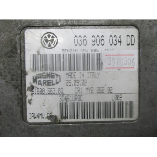 Volkswagen Polo 1.4 16V Motor Beyni 036906034DD 6160066307