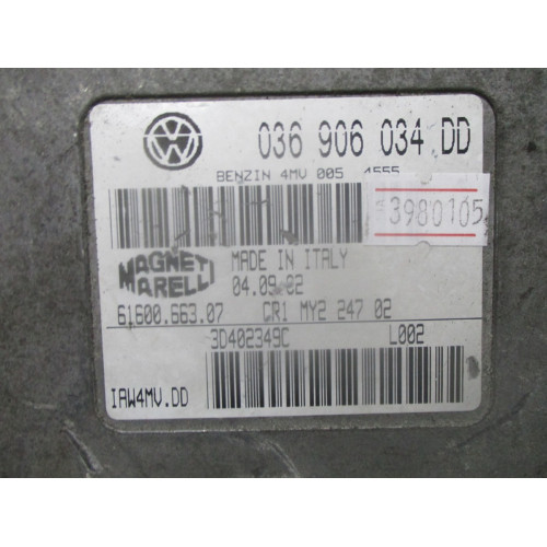 Volkswagen Polo 1.4 16V Motor Beyni 036906034DD 6160066307