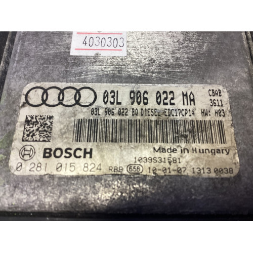 Volkswagen Passat 2.0 Motor Beyni 03G906018 5WP45500AF SİMOSPPD1.1