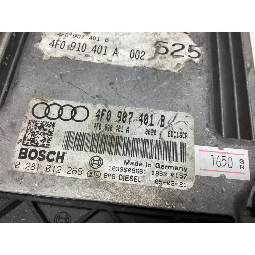 Audi A6 3.0 TDI Motor Beyni 0281012269 4F0907401B EDC16CP