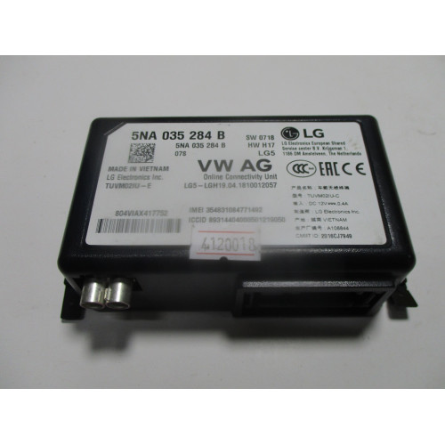 Volkswagen Seat Skoda Audi Çevrimiçi Servis Hizmeti Beyni 5NA035284B