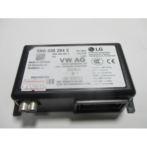 Volkswagen Seat Skoda Audi Çevrimiçi Servis Hizmeti Beyni 5NA035284C