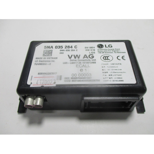 Volkswagen Seat Skoda Audi Çevrimiçi Servis Hizmeti Beyni 5NA035284C