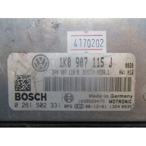 Volkswagen Golf Motor Beyni MED9.1 0261S02331 1K0907115J