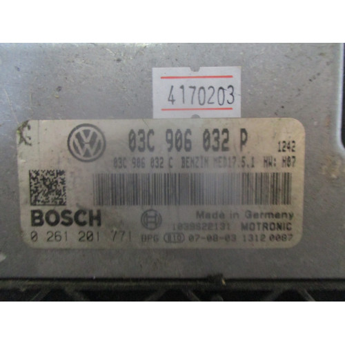 Volkswagen Golf 1.4 Motor Beyni MED17.5.1 0261201541 03C906032P