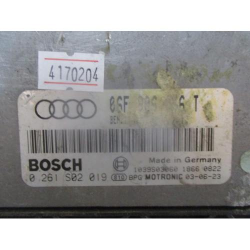 Audi A3 2.0 Motor Beyni MED9.5.10 0261S02019 06F906056T