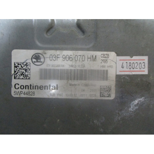 Skoda Fabia Motor Beyni 03F906070HM 5WP44828