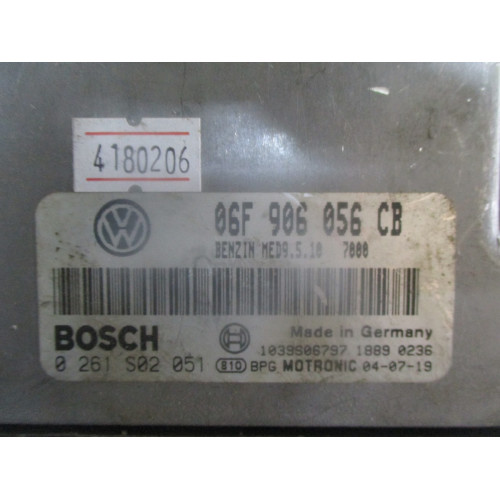 Volkswagen Golf 1.9 Motor Beyni MED9.5.10 06F906056CB 0261S02051