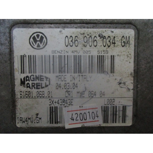 Seat Ibiza 1.4 Motor Beyni 036906034GM IAW4MV.GM