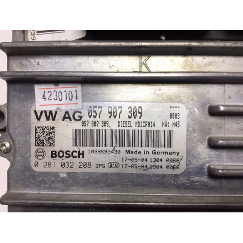 Audi Q7 Motor Beyni 057907309 0281032208