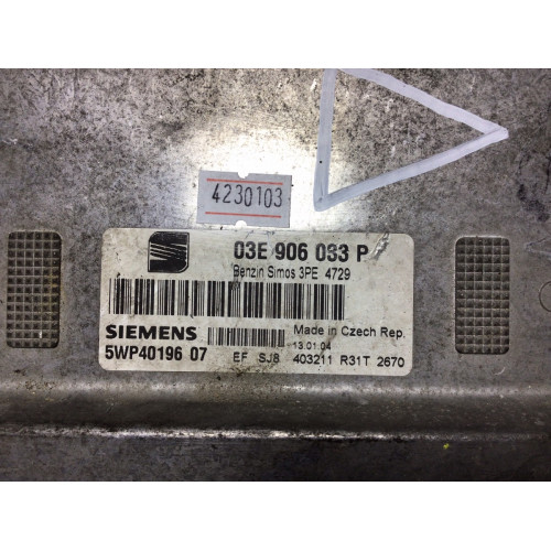 Seat Ibiza 1.2 Motor Beyni SIMOS3PE 5WP4019607 03E906033P