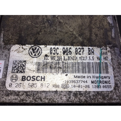 Volkswagen Golf Motor Beyni 03C906027BA 0261S05812