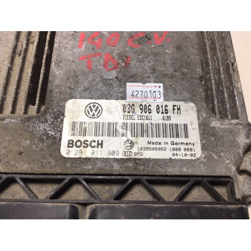 Seat Altea 2.0 TDI Motor Beyni 0281011909 03G906106FH EDC16U1