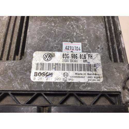 Seat Altea 2.0 TDI Motor Beyni 0281011909 03G906106FH EDC16U1