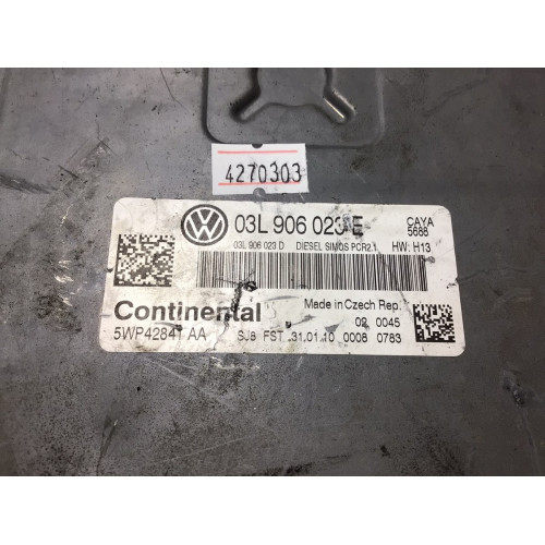 Volkswagen Polo 1.6 Motor Beyini 03L906023E 03L906023D  5WP42841AA  SIMOSPCR2.1