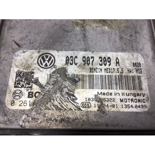 Volkswagen Golf 6 1.4 Motor Beyni 0261S05728 03C907309A