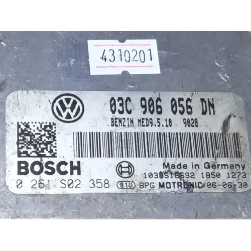 Volkswagen Golf Motor Beyni 0261S02358 03C906056DN