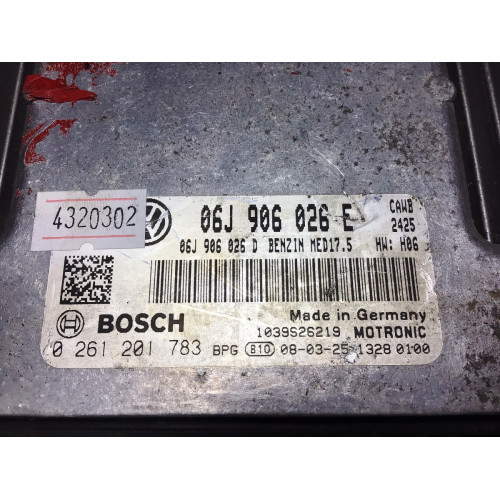 Volkswagen Passat 2.0 TSI Motor Beyni 06J906026E 0261201783 06J906026D