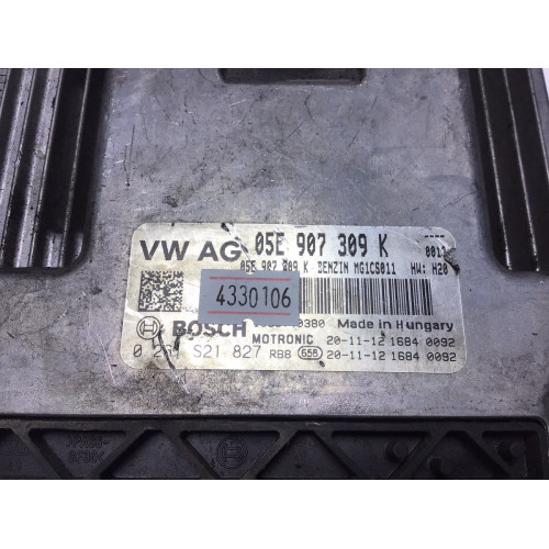 Volkswagen Skoda Motor Beyni 05E907309K 0261S21827 MG1CS011