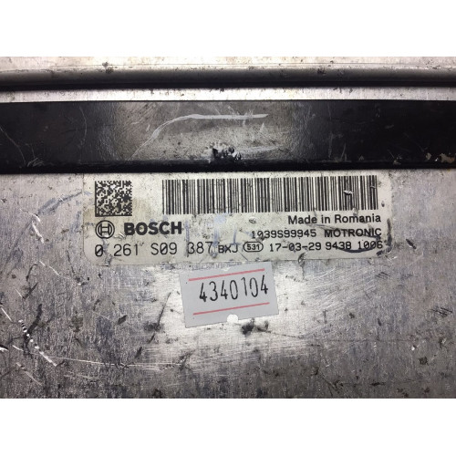 Volkswagen Golf Audi A1 Motor Beyni 0261S09387
