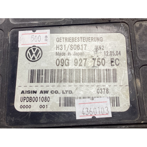 Volkswagen Jetta Golf 5 Şanzıman Beyni 09G927750EC