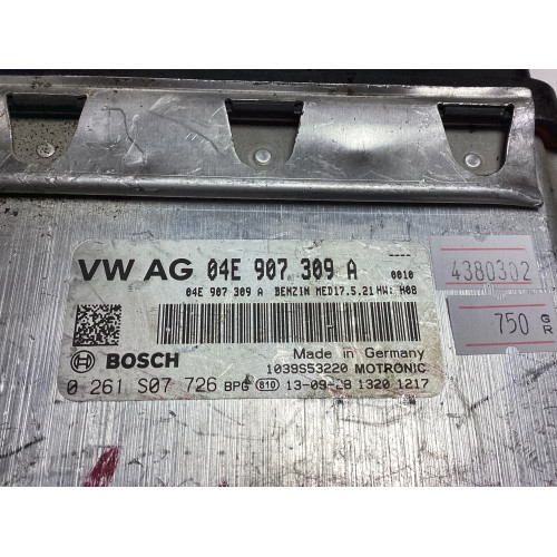 Volkswagen Golf Polo 1.2 Motor Beyni 0261S07726 04E907309A