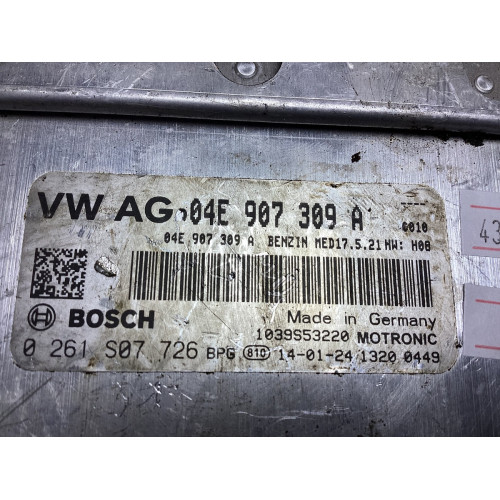 Volkswagen Golf Polo 1.2 Motor Beyni 0261S07726 04E907309A