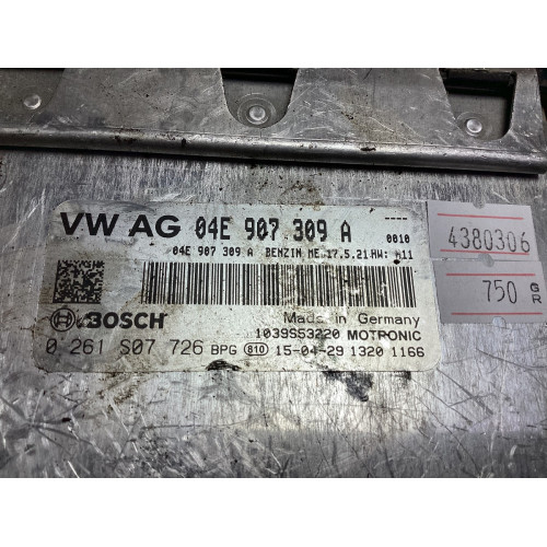 Volkswagen Golf Polo 1.2 Motor Beyni 0261S07726 04E907309A