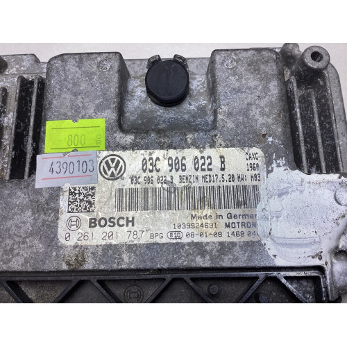 Seat Leon 1.4 TSI Motor Beyni 03C906022B 0261201787 MED17.5.20 HW:H03