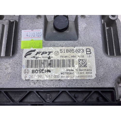 Fiat Bravo MK2 1.4 Dizel Motor Beyni 0261201687 5182419B