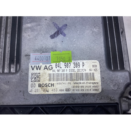 Volkswagen Golf 2.0 Motor Beyni 0281031483 04L907309P EDC17C74