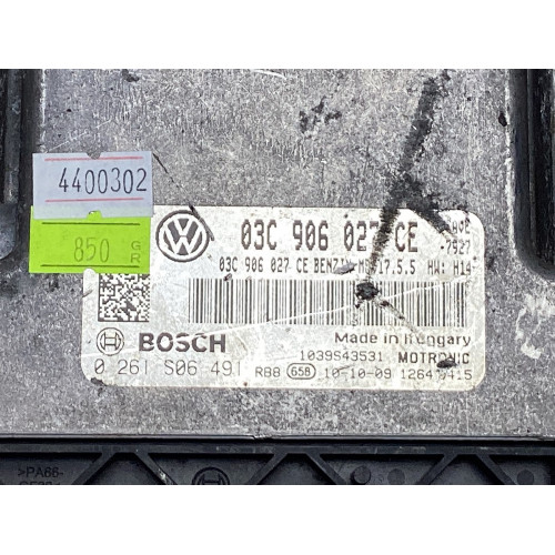 Volkswagen Golf Scirocco 1.4 Motor Beyni 0261S06491 03C906027CE MED17.5.5