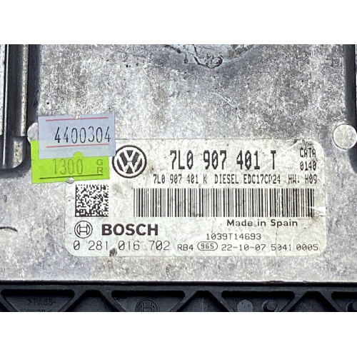 Volkswagen Touareg Motor Beyni 7L0907401T 7L0907401K 0281016702 EDC17CP24