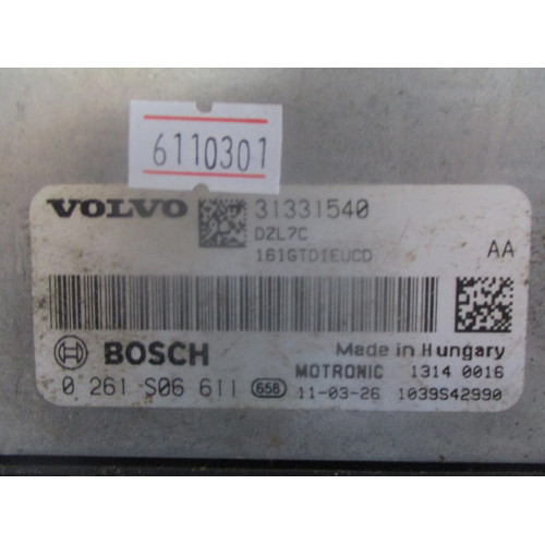 Volvo S60 S80 Motor Beyni 0261S06611 31331540 