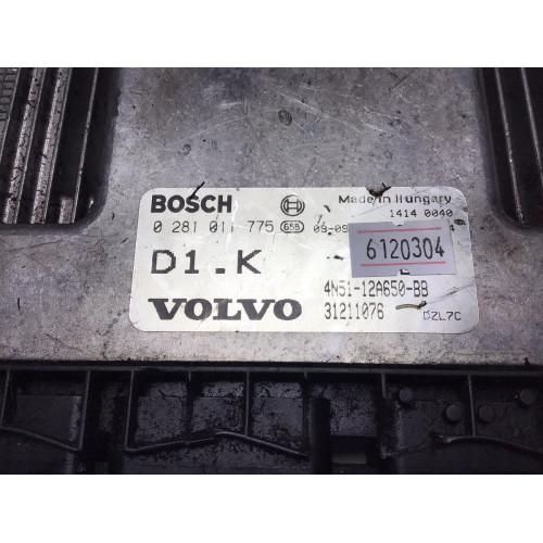 Volvo C30 S40 V50 Motor Beyni 0281011775 4N51-12A650-BB 31211076 kartta darbe var 