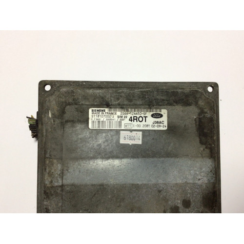 Ford Fiesta 1.4 Motor Beyni SIM22 S118107002J 2S6A-12A650-SF 4ROT