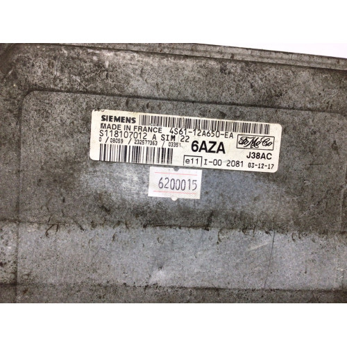 Ford Fiesta MK6 Motor Beyni SIM22 S118107012A 4S61-12A650-EA