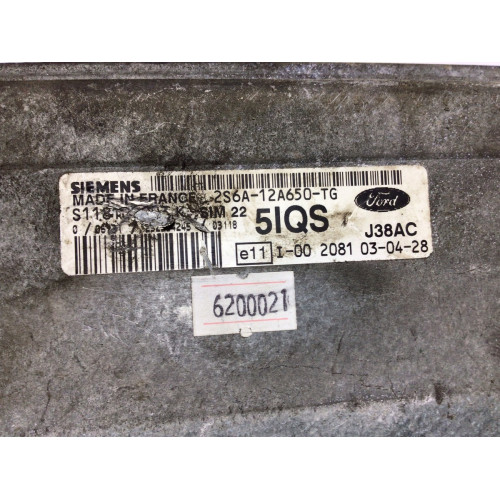 Ford Fiesta 1.6 Motor Beyni 2S6A-12A650-TG S118107003K