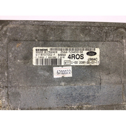 Ford Fiesta 1.4 Motor Beyni SIM22 S118107002F 2S6A-12A650-SE 4ROS