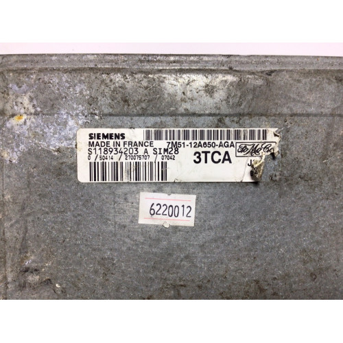 Ford Focus Motor Beyni 1.6 7M51-12A650-AGA S11894203A