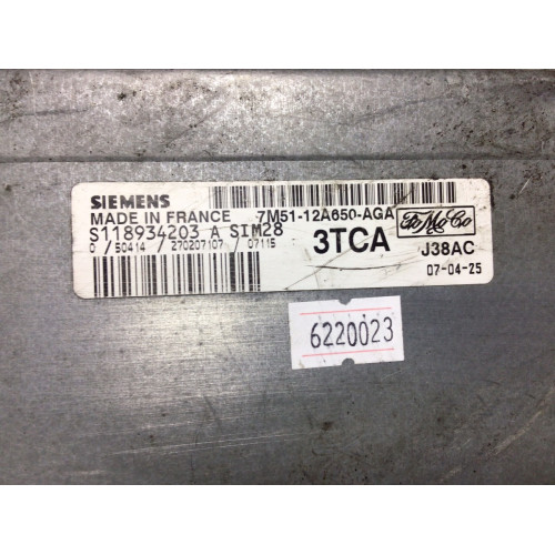 Ford Focus Motor Beyni S118934203A 7M51-12A650-AGA