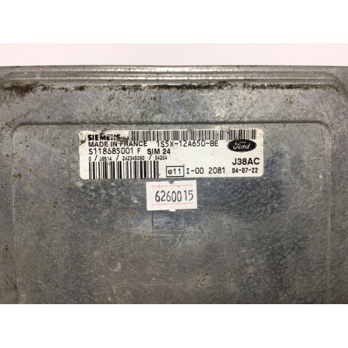 Ford Ka Motor Beyni S118685001F SIM24 1S5X-12A650-BE