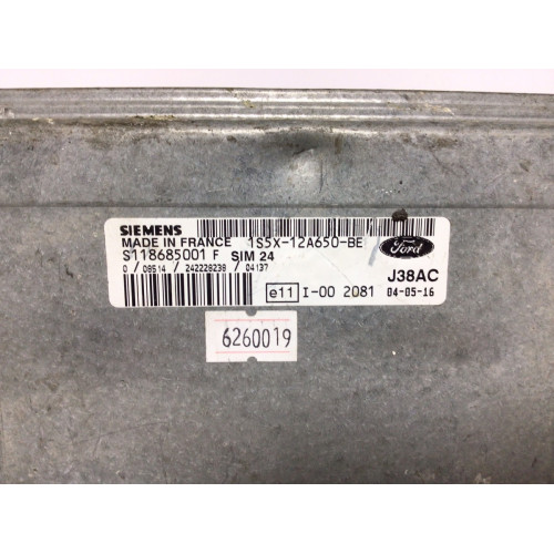 Ford Ka Motor Beyni S118685001F SIM24 1S5X-12A650-BE