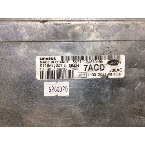 Ford Motor Beyni S118685021E SIM24 5S51-12A650-BD