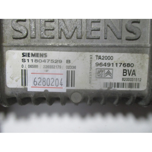 Peugeot 307 2.0 Şanzıman Beyni S118047529B 9649117680 TA2000 