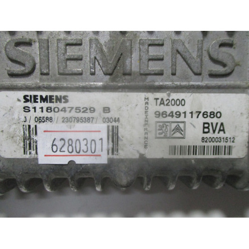 Peugeot 307 2.0 Şanzıman Beyni S118047529B 9649117680 TA2000 