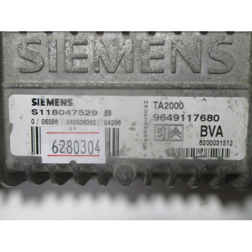 Peugeot 307 2.0 Şanzıman Beyni S118047529B 9649117680 TA2000 