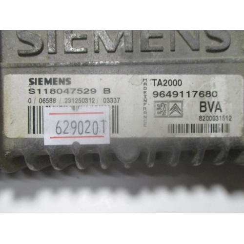 Peugeot 307 2.0 Şanzıman Beyni S118047529B 9649117680 TA2000 